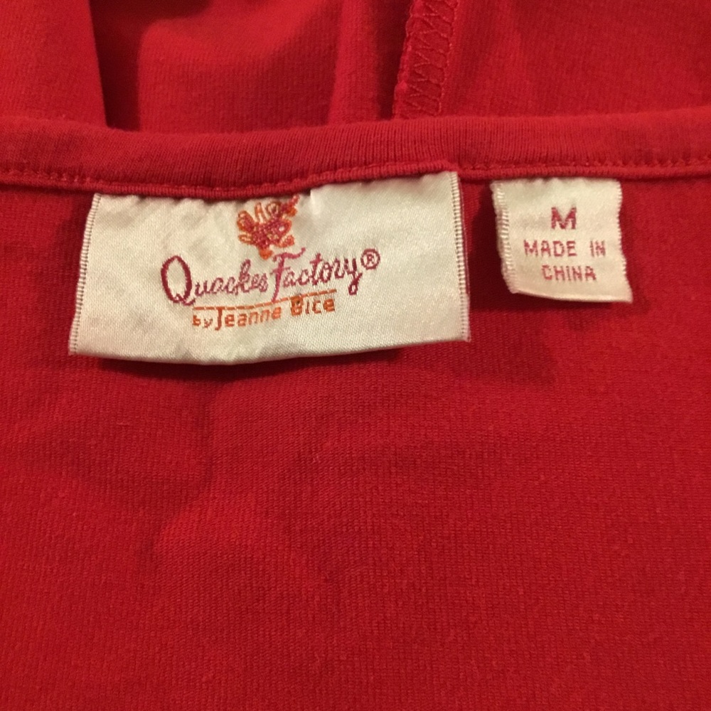 Quacker Factory Top With Pearl Design - image 6